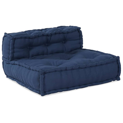 Divano Modulare a Fiori Indaco 70 x 70 x 56 cm Tessuto