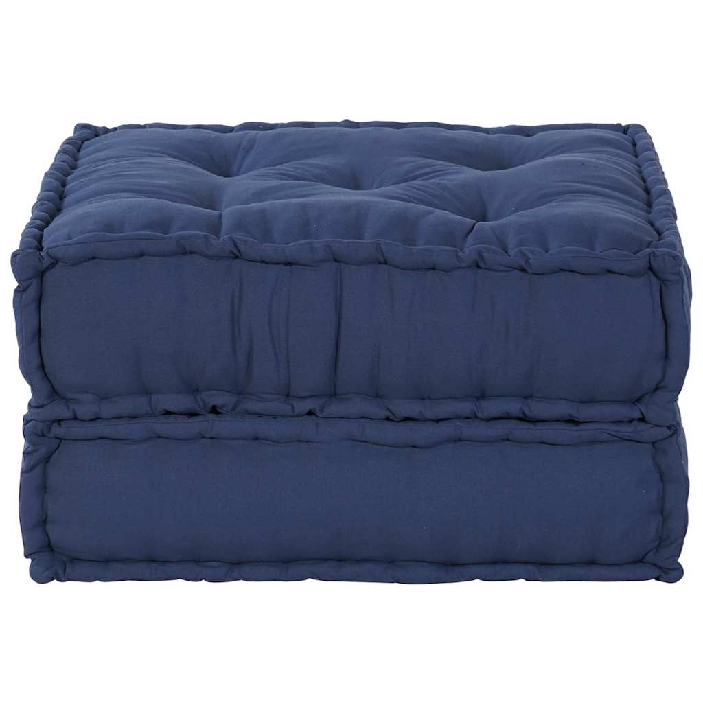Divano Modulare a Fiori Indaco 70 x 70 x 36 cm Tessuto