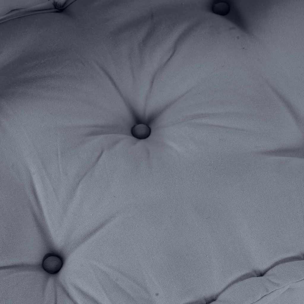 Divano Modulare a Fiori Grigio 70 x 70 x 36 cm Tessuto