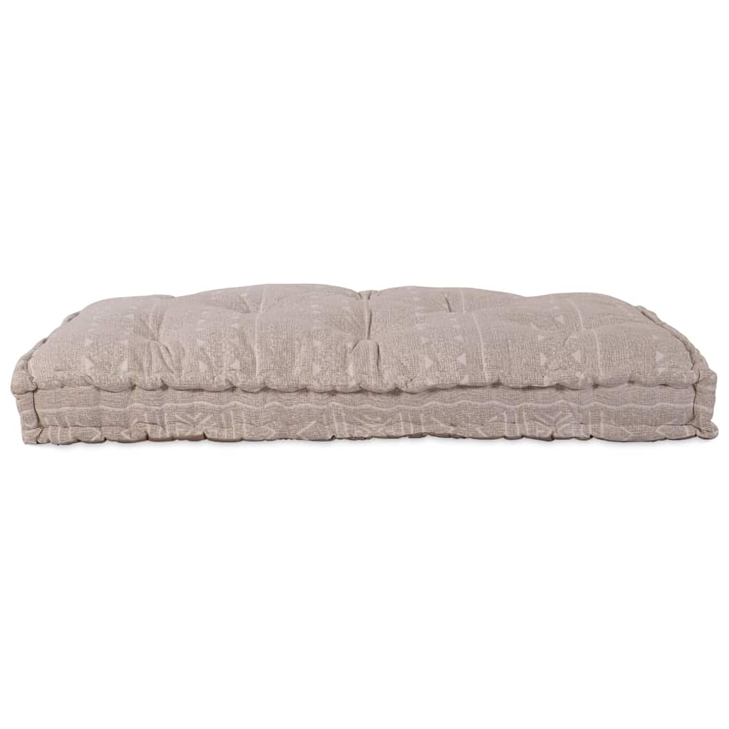 Divano modulare a patchwork Marrone Chiaro 120 x 80 x 12 cm