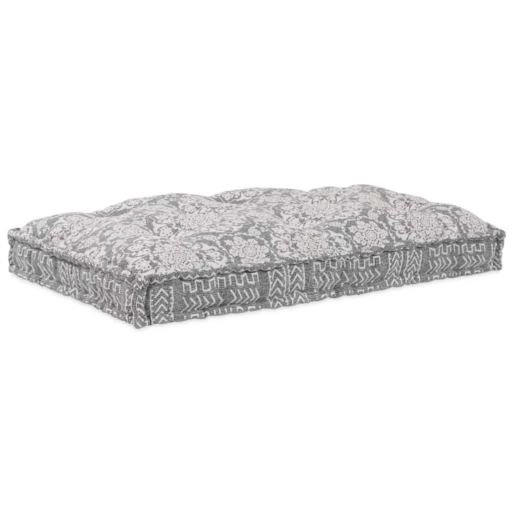 Divano modulare a patchwork Grigio chiaro 120 x 80 x 12 cm