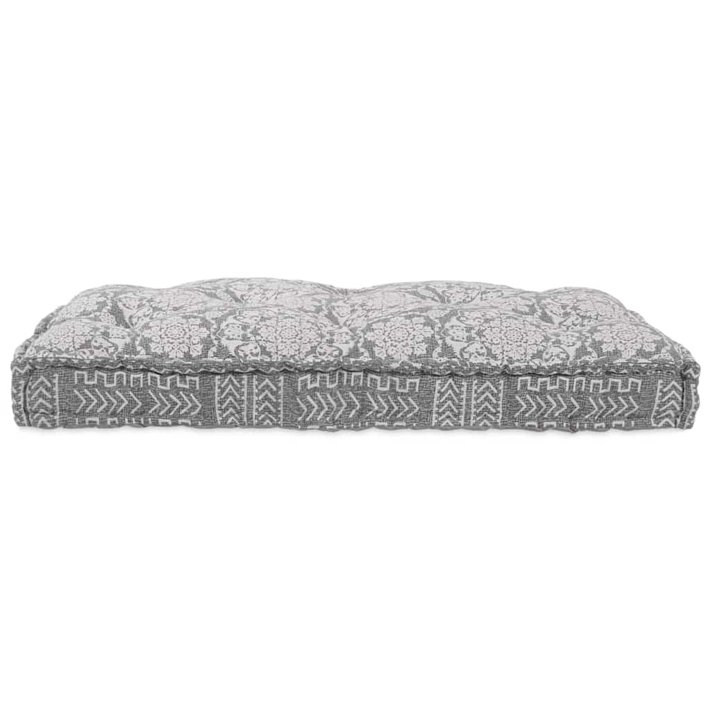 Divano modulare a patchwork Grigio chiaro 120 x 80 x 12 cm