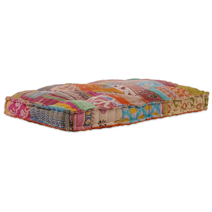 Divano modulare a patchwork Multicolore 120 x 80 x 12 cm