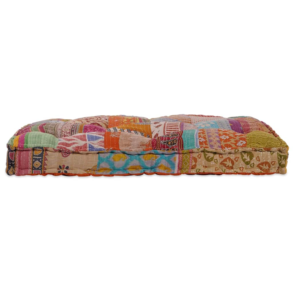 Divano modulare a patchwork Multicolore 120 x 80 x 12 cm