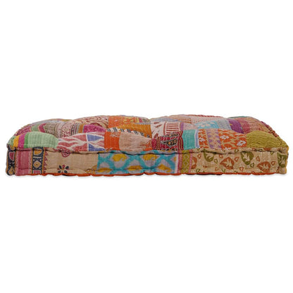 Divano modulare a patchwork Multicolore 120 x 80 x 12 cm