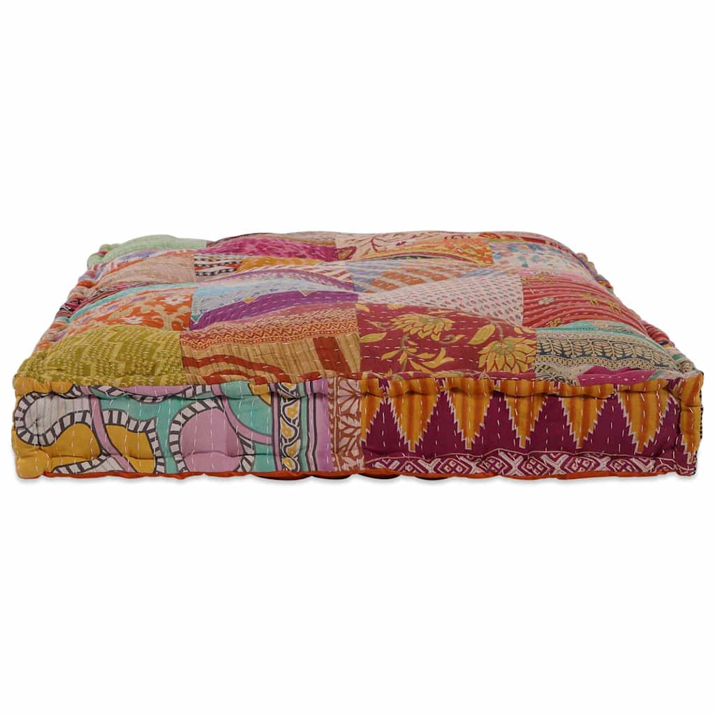 Divano modulare a patchwork Multicolore 120 x 80 x 12 cm