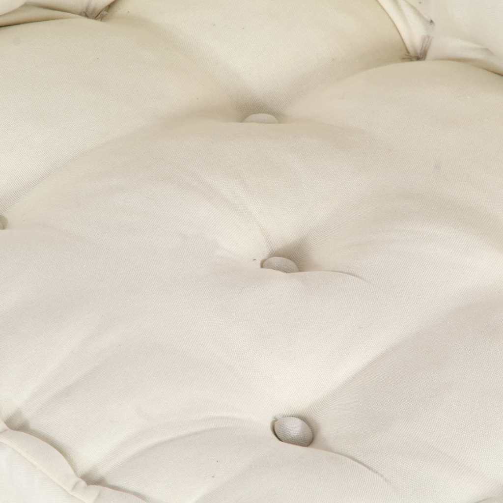 Divano modulare a patchwork 2 pcs Crema 120 x 80 x 38 cm
