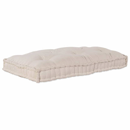 Divano modulare a patchwork Crema 120 x 80 x 12 cm Tessuto