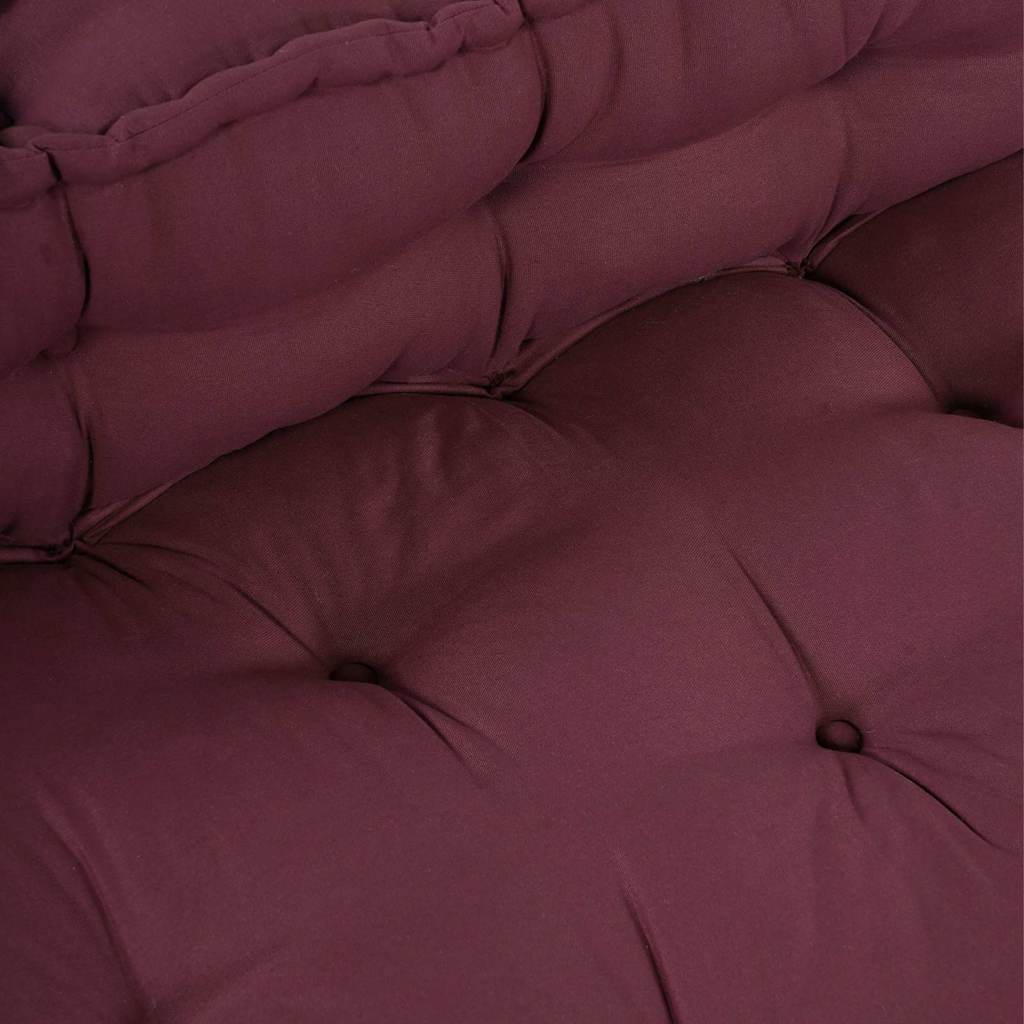 Divano modulare a patchwork 2 pcs Bordeaux 120 x 80 x 38 cm