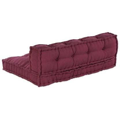 Divano modulare a patchwork 2 pcs Bordeaux 120 x 80 x 38 cm