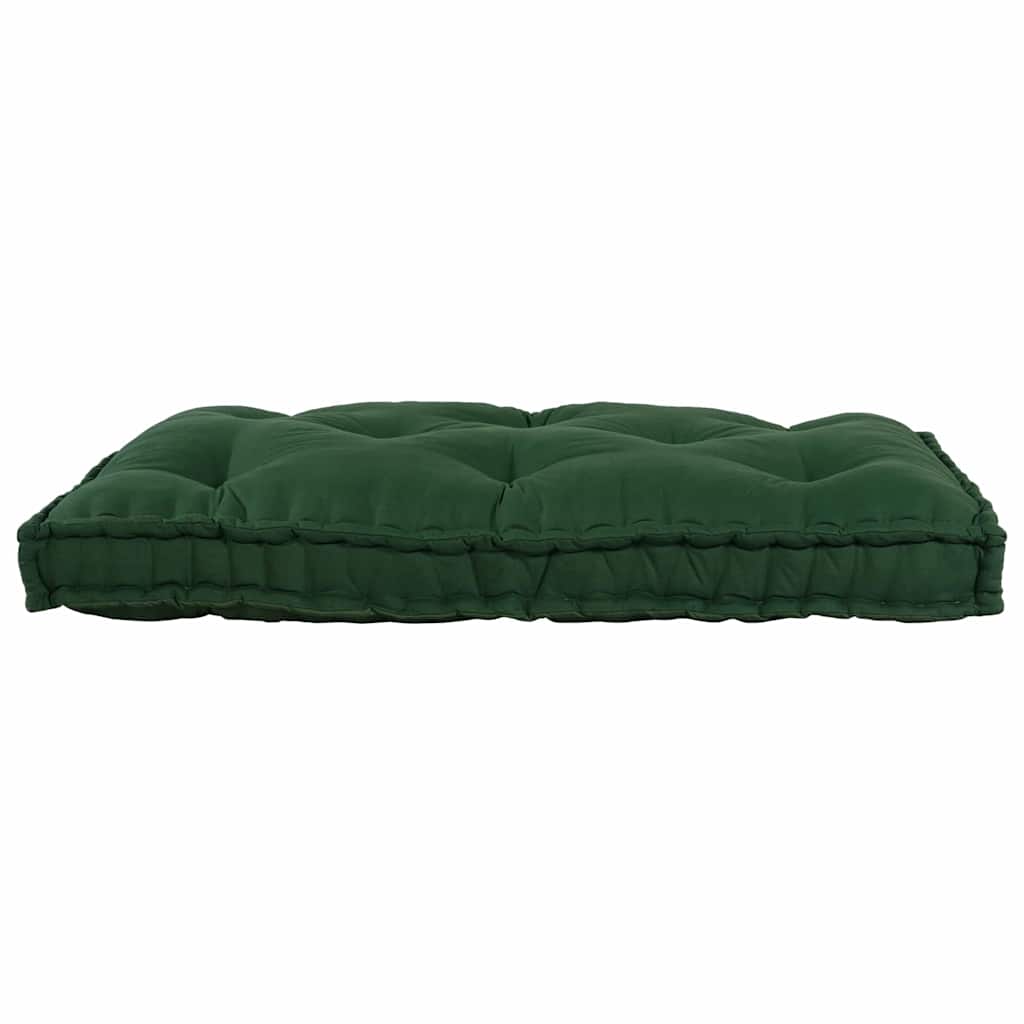 Divano modulare a patchwork Verde 120 x 80 x 12 cm Tessuto