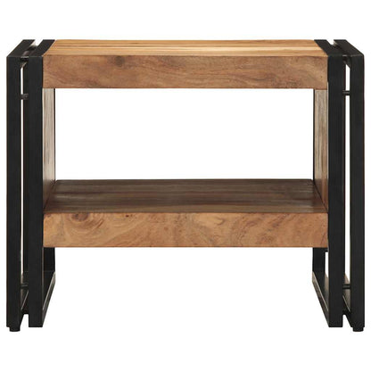 Tavolino da Salotto 50x50x38 cm Legno Massello di Acacia