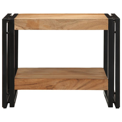 Tavolino da Salotto 50x50x38 cm Legno Massello di Acacia