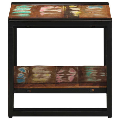 Tavolino da salotto 40 x 40 x 38 cm Legno Recuperato Massello