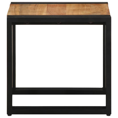 Tavolino da salotto 40 x 40 x 38 cm Legno di Acacia Massello