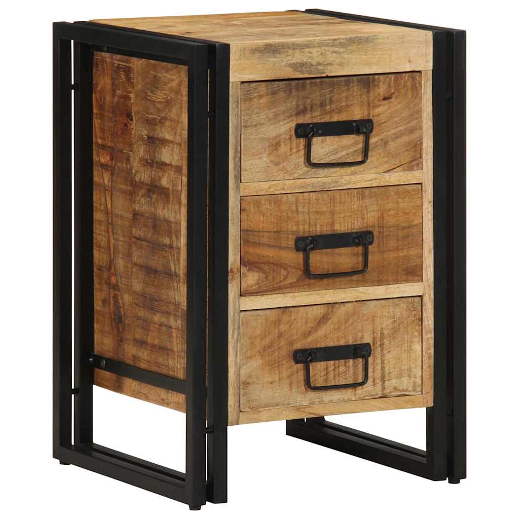 Armadio da Notte 40 x 40 x 59 cm Legno di mango massello