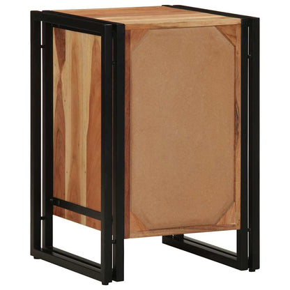 Armadio da Notte 40 x 40 x 59 cm Legno di Acacia Massello