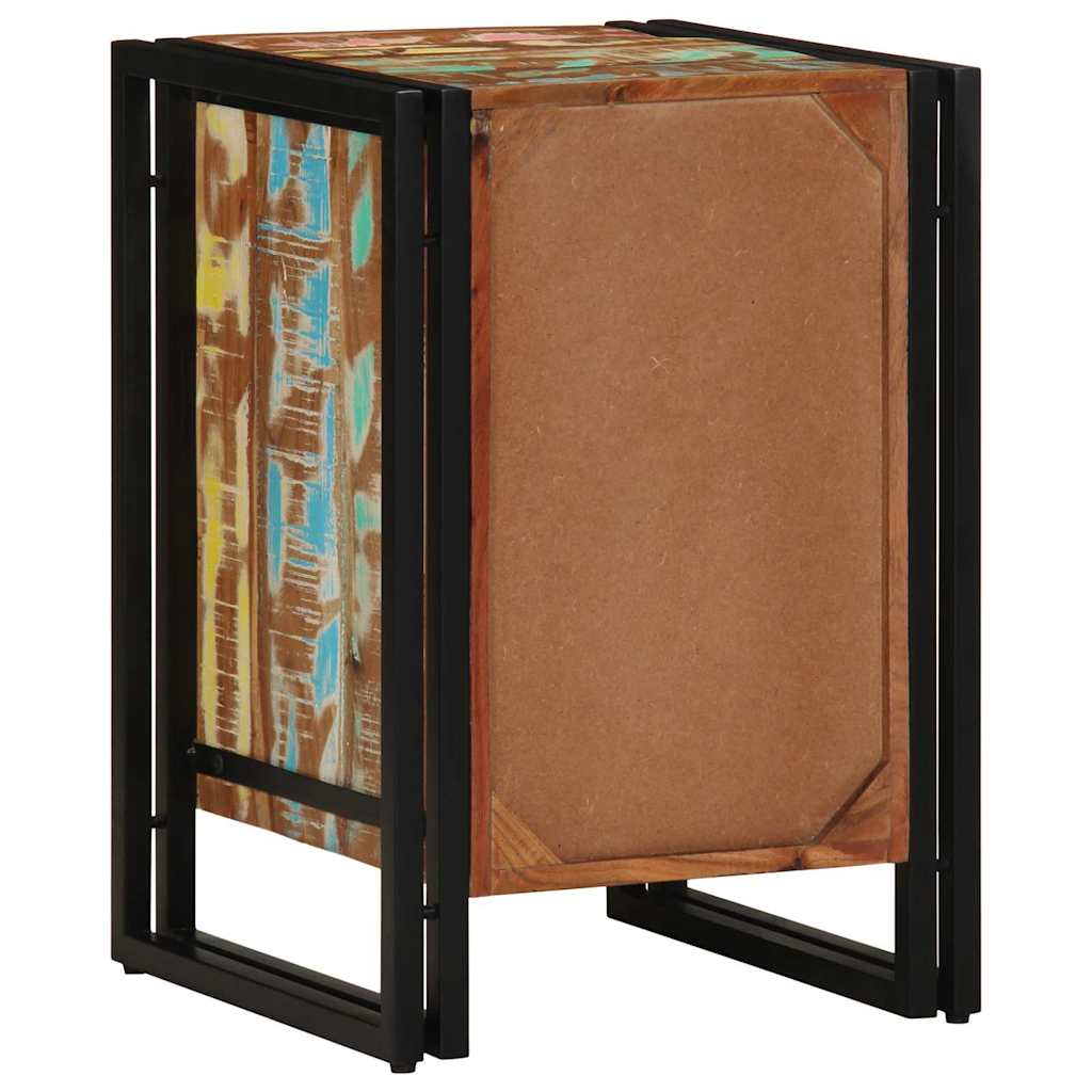 Armadio da Notte 40 x 40 x 59 cm Legno Recuperato Massello