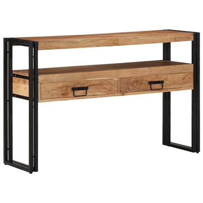 Tavolo consolle 120 x 33 x 75 cm Legno di Acacia Massello