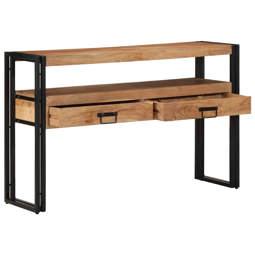 Tavolo consolle 120 x 33 x 75 cm Legno di Acacia Massello