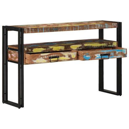 Tavolo consolle 120 x 33 x 75 cm Legno Recuperato Massello