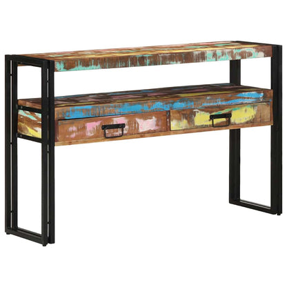 Tavolo consolle 120 x 33 x 75 cm Legno Recuperato Massello