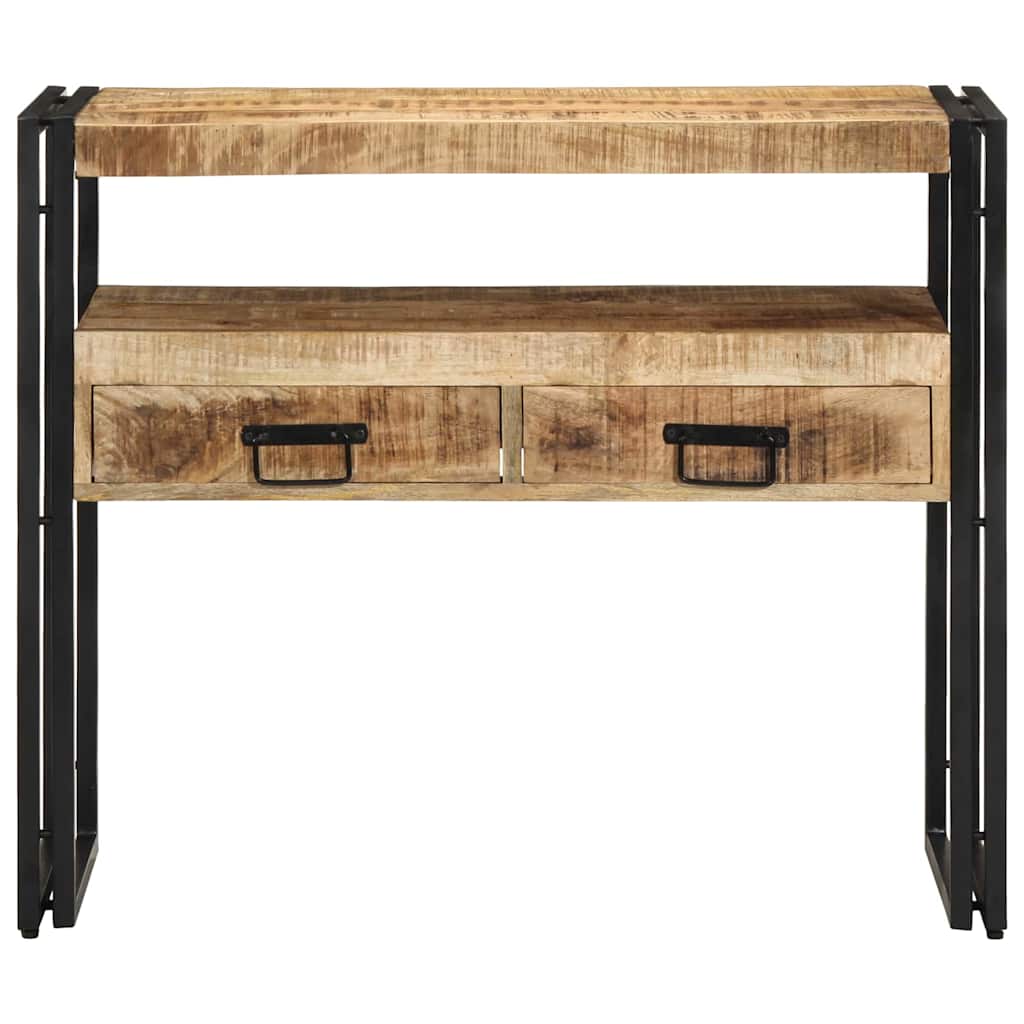 Tavolo consolle Marrone 90 x 33 x 75 cm Legno di mango massello