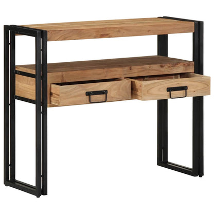 Tavolo consolle 90 x 33 x 75 cm Legno di Acacia Massello
