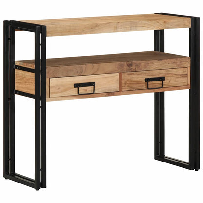 Tavolo consolle 90 x 33 x 75 cm Legno di Acacia Massello