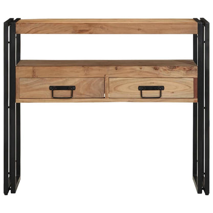 Tavolo consolle 90 x 33 x 75 cm Legno di Acacia Massello