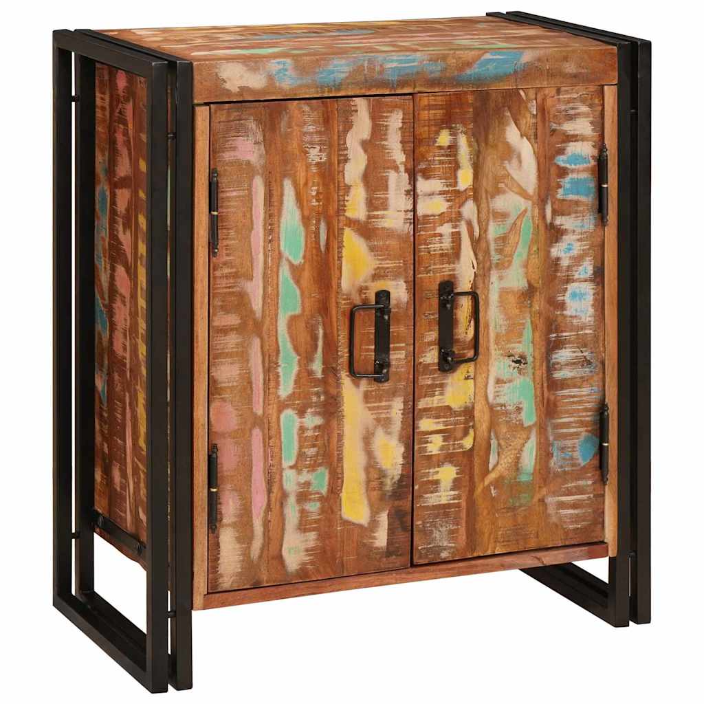 Armadio da Notte Multicolore legno massello di riciclo