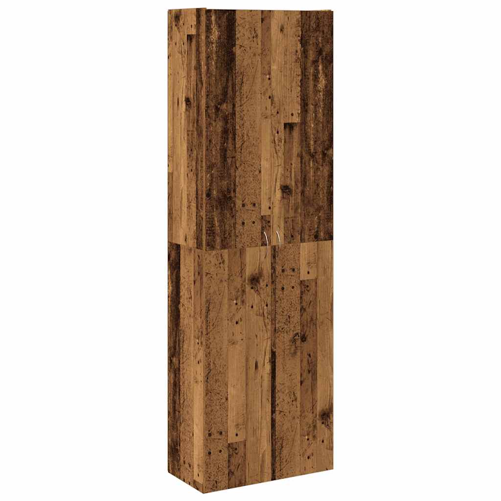 Credenza Legno Antico 60x32x190 cm in Truciolato