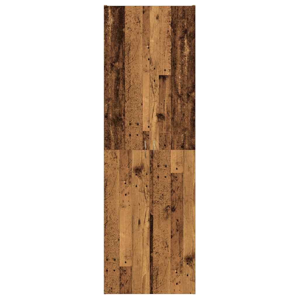 Credenza Legno Antico 60x32x190 cm in Truciolato