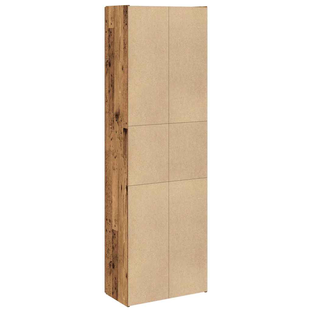 Credenza Legno Antico 60x32x190 cm in Truciolato