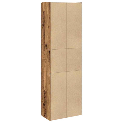 Credenza Legno Antico 60x32x190 cm in Truciolato