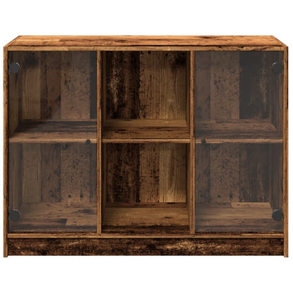 Credenza Legno Antico 102x37x75,5 cm in Legno Multistrato