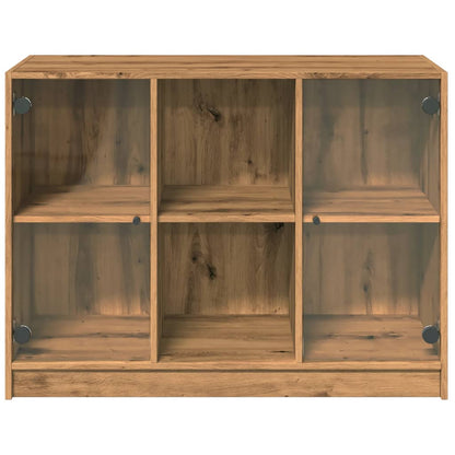 Credenza Rovere Artigianale 102x37x75,5 cm in Legno Multistrato