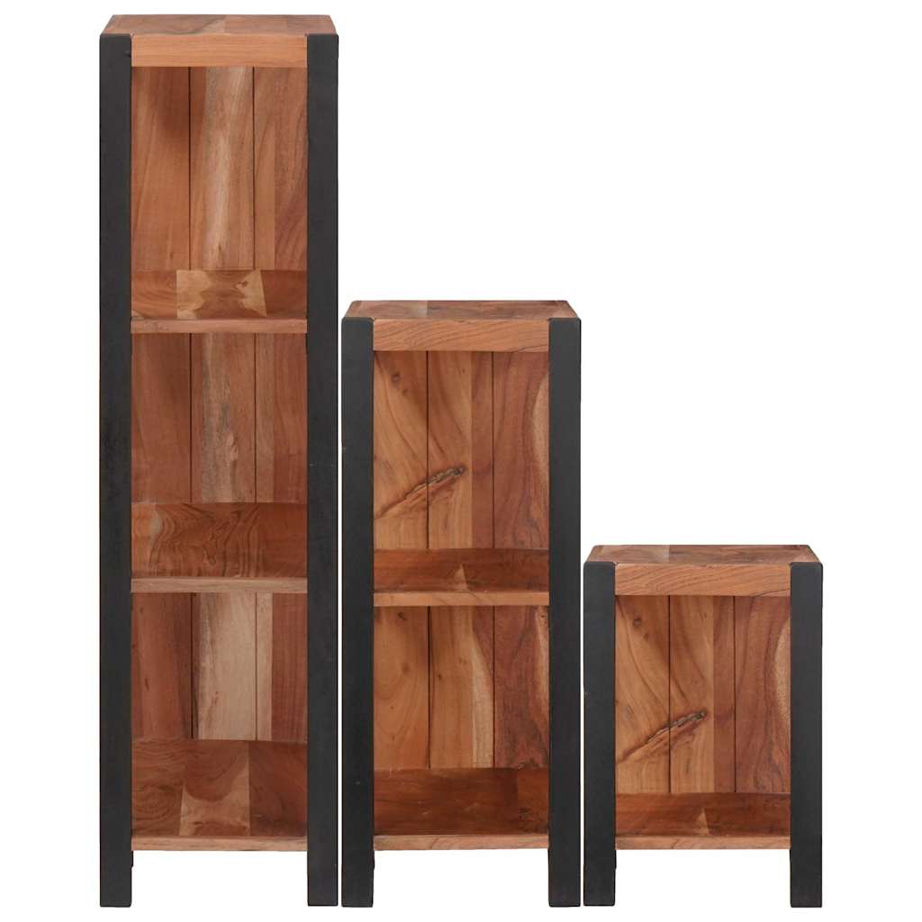 Libreria 3 pcs Marrone 50 x 30 x 110 cm