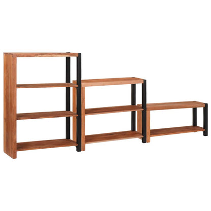 Libreria 3 pcs Marrone 80 x 30 x 110 cm