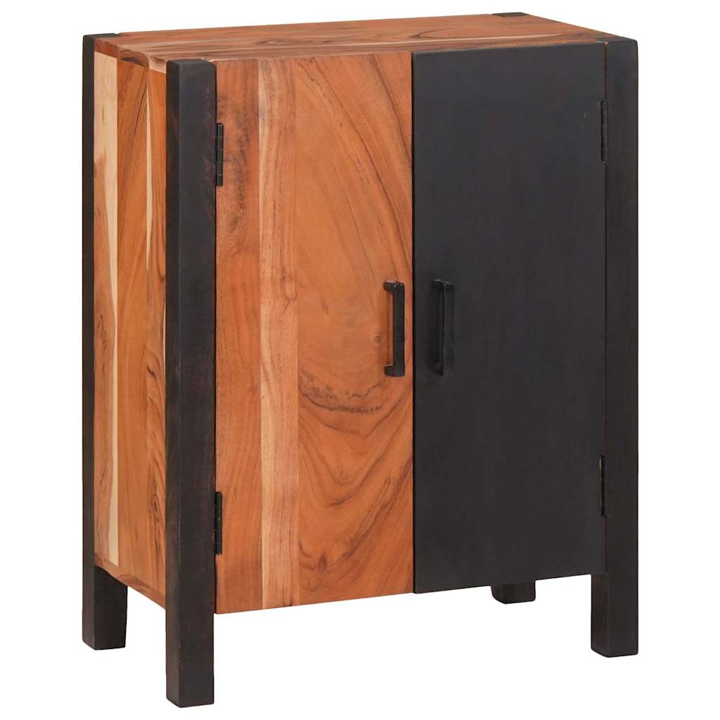 Credenza 3 pcs Marrone 55 x 30 x 75 cm Legno di Acacia Massello
