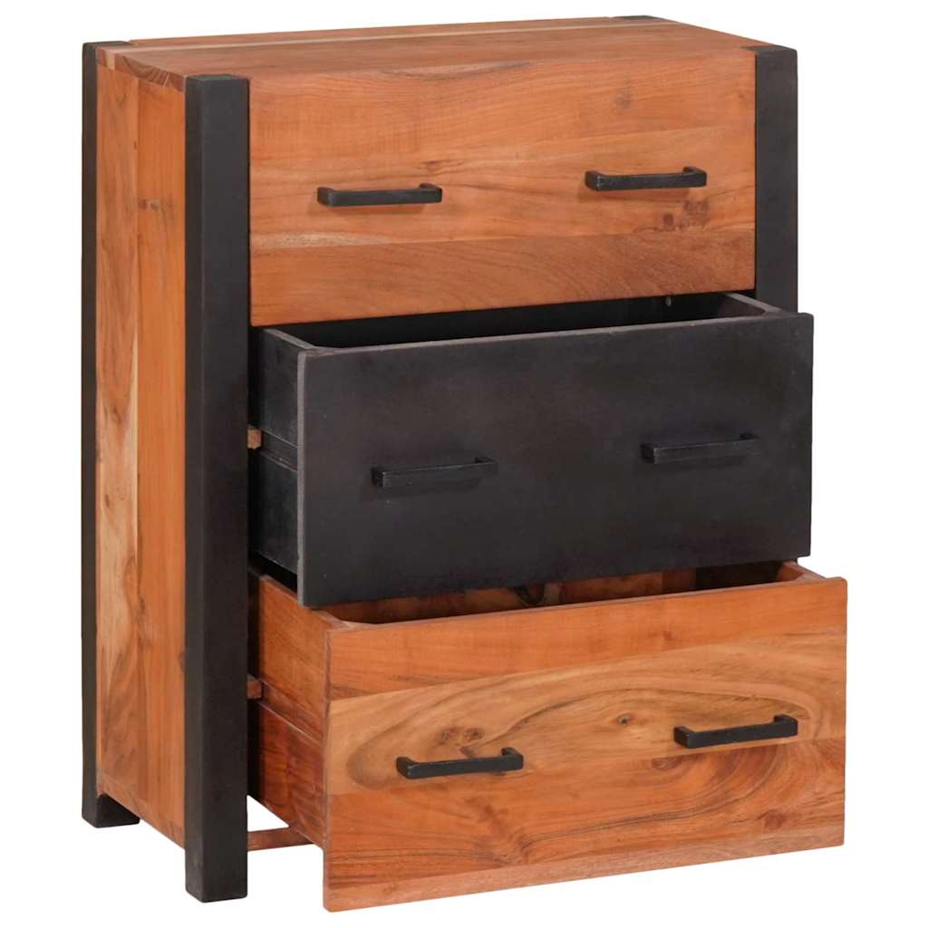 Credenza con cassetto 3 pcs Marrone 165 x 30 x 75 cm