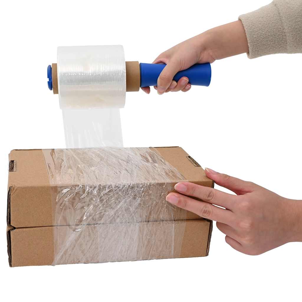 Film Estensibile con Manico 10 pz Trasparente 23 ?m 50cm x 150m