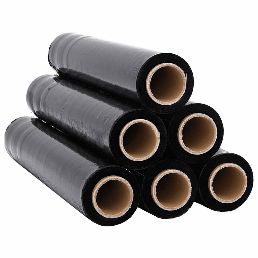 Film Estensibile 6 pz Nero 23 ?m 50 cm x 300 m