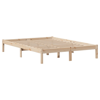 Letto Libreria senza Materasso 120x190cm Legno Massello di Pino