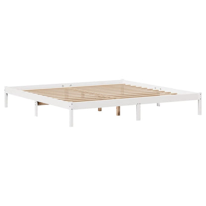 Giroletto con Libreria senza Materasso 180x200 cm in Legno Pino