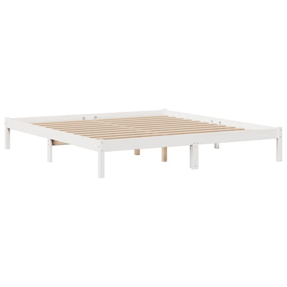 Giroletto con Libreria senza Materasso 180x200 cm in Legno Pino