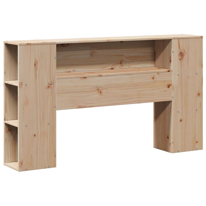 Letto Libreria senza Materasso 140x190 cm in Legno di Pino