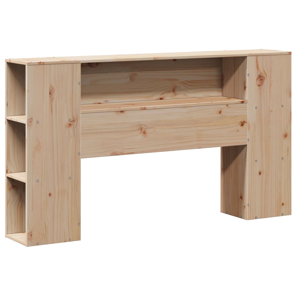 Letto Libreria senza Materasso 140x200 cm in Legno di Pino