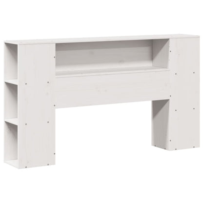 Letto Libreria senza Materasso Bianco 140x200 cm Legno di Pino