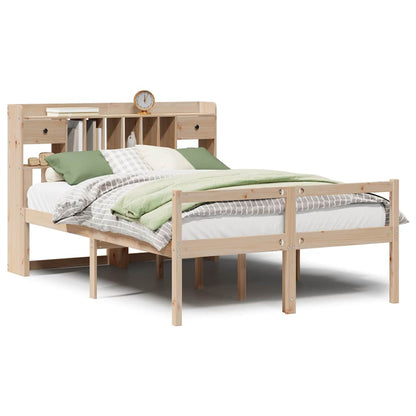 Letto Libreria senza Materasso 160x200 cm in Legno di Pino